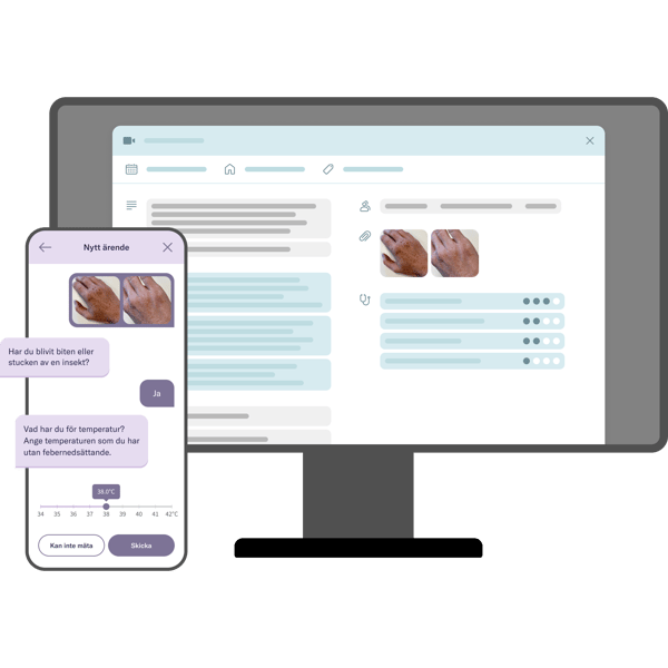 Digital vårdplattform från patientens och vårdutövarens perspektiv